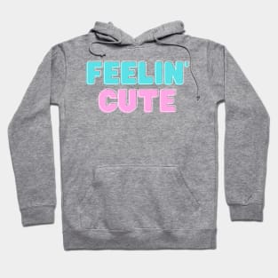 Feelin' Cute Floral Elegance Hoodie